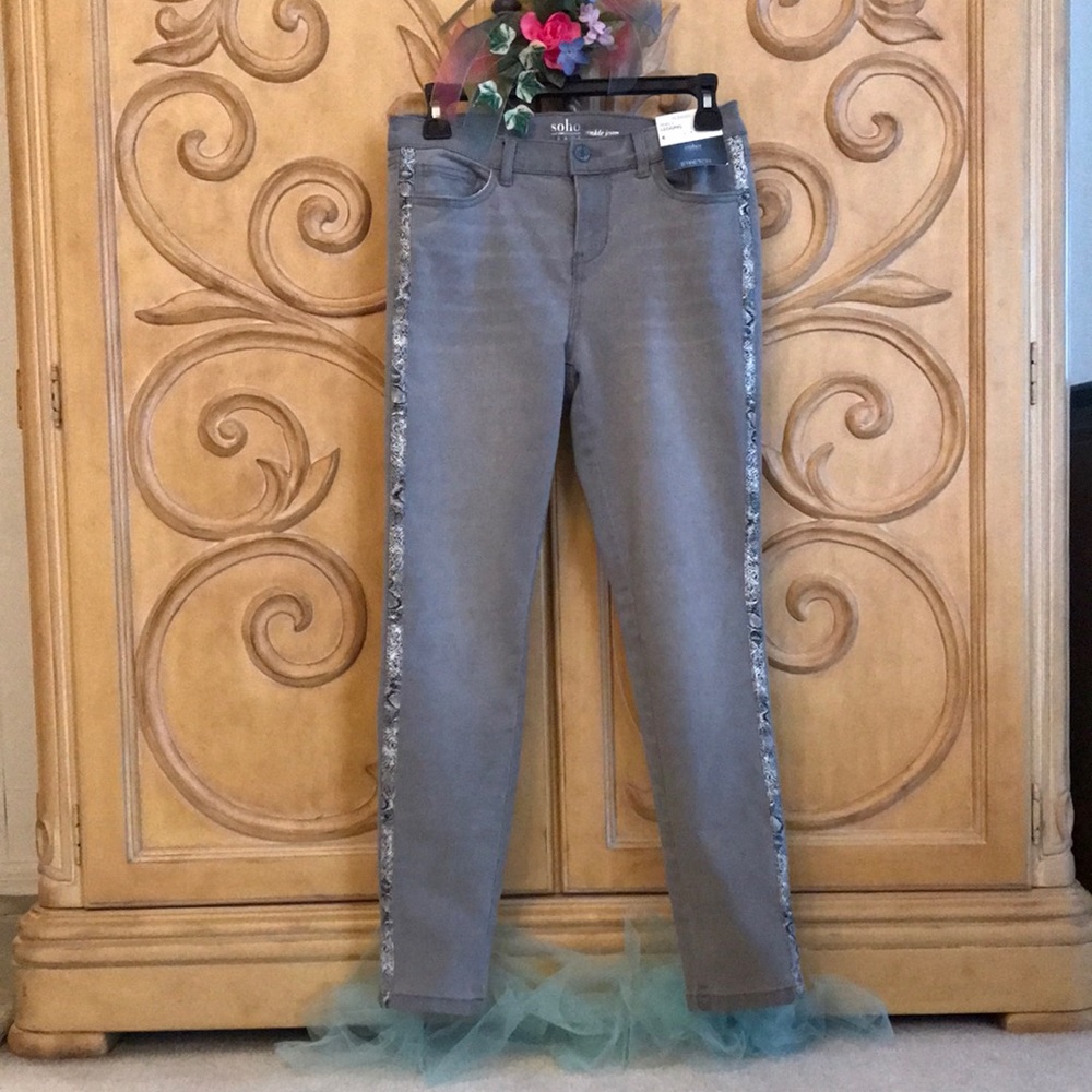 NY&Co Soho Denim Runway Ankle Legging New